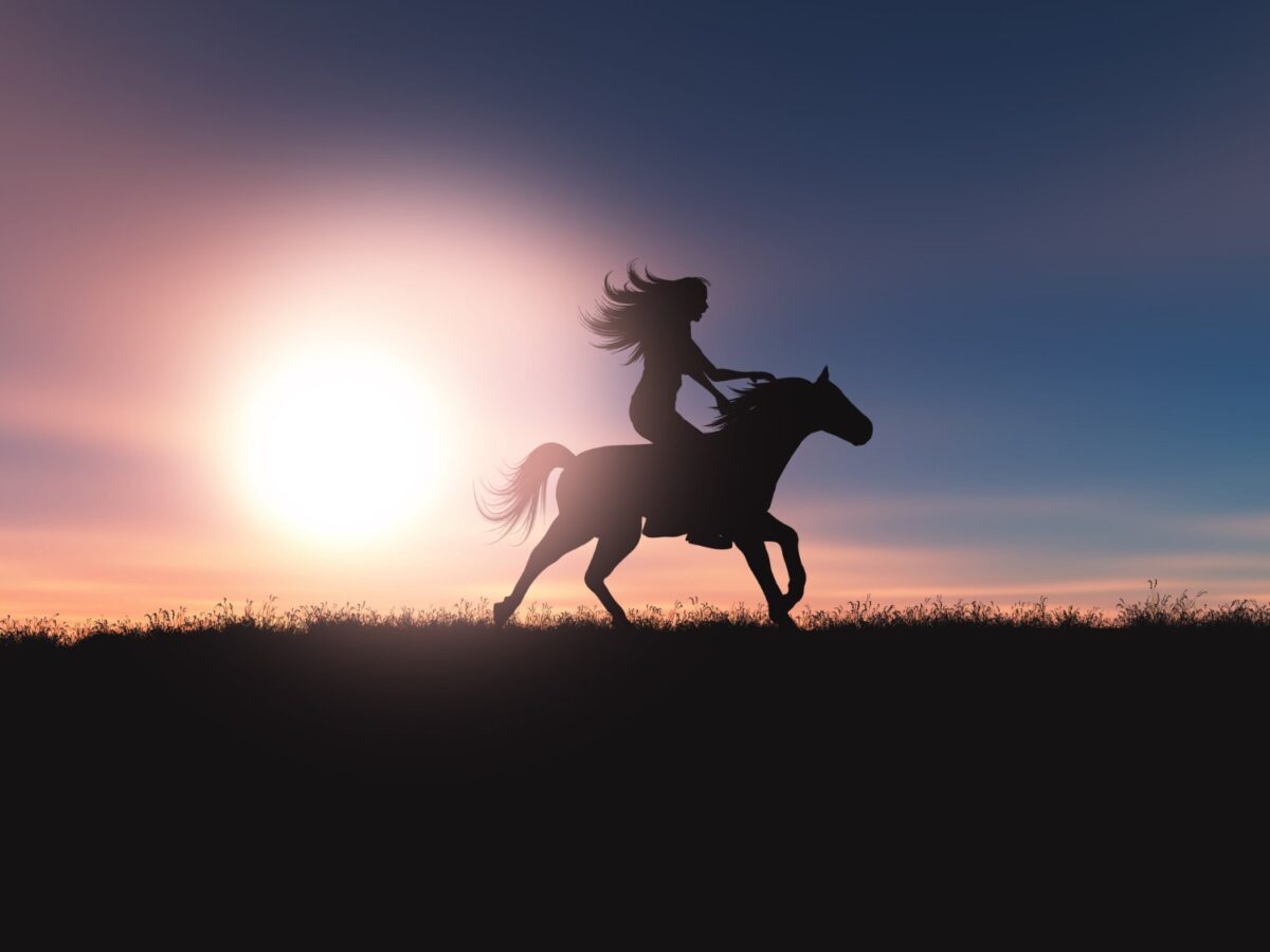 Female Riding Her Horse Unleashing the Speed: The Horse’s Galloping Velocity